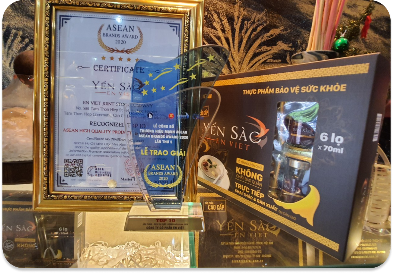 Yen Sao's certificate